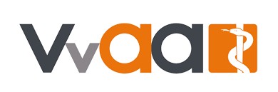 Logo van VVAA Autoverzekering, ontworpen in strakke, moderne stijl.
