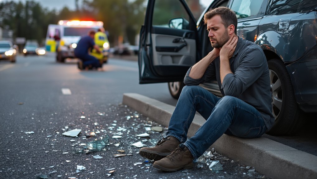 Man met letsel na auto ongeluk