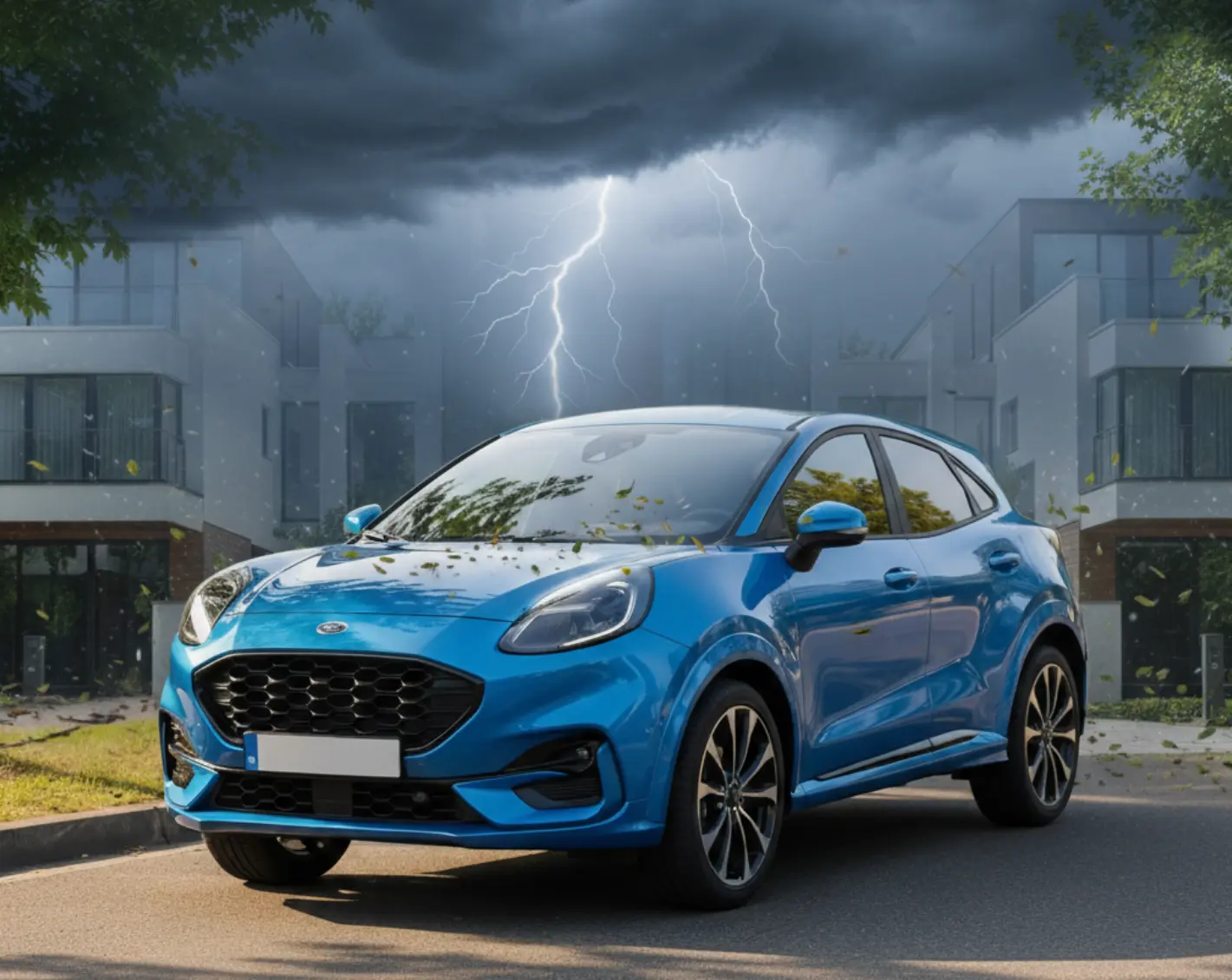 Hyundai INSTER autoverzekering met uw auto beschermd tegen diefstal