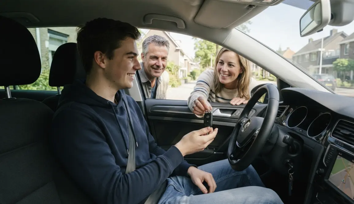 Autoverzekering met kind als regelmatige bestuurder van de gezinsauto
