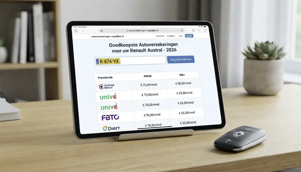Renault Austral autoverzekeringen vergelijken 2026