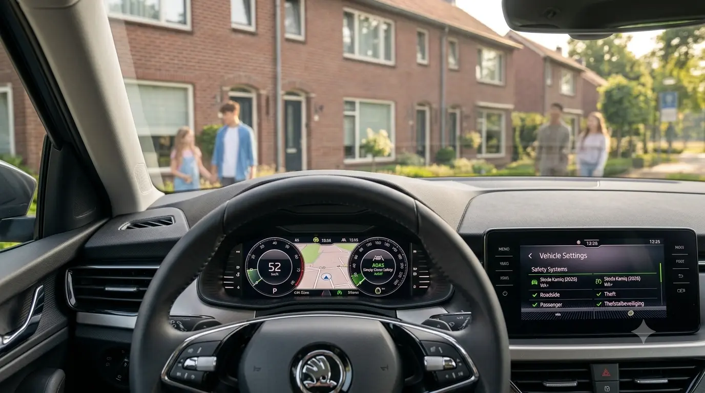 Skoda Kamiq Virtual Cockpit dashboard invloed op verzekeringspremie