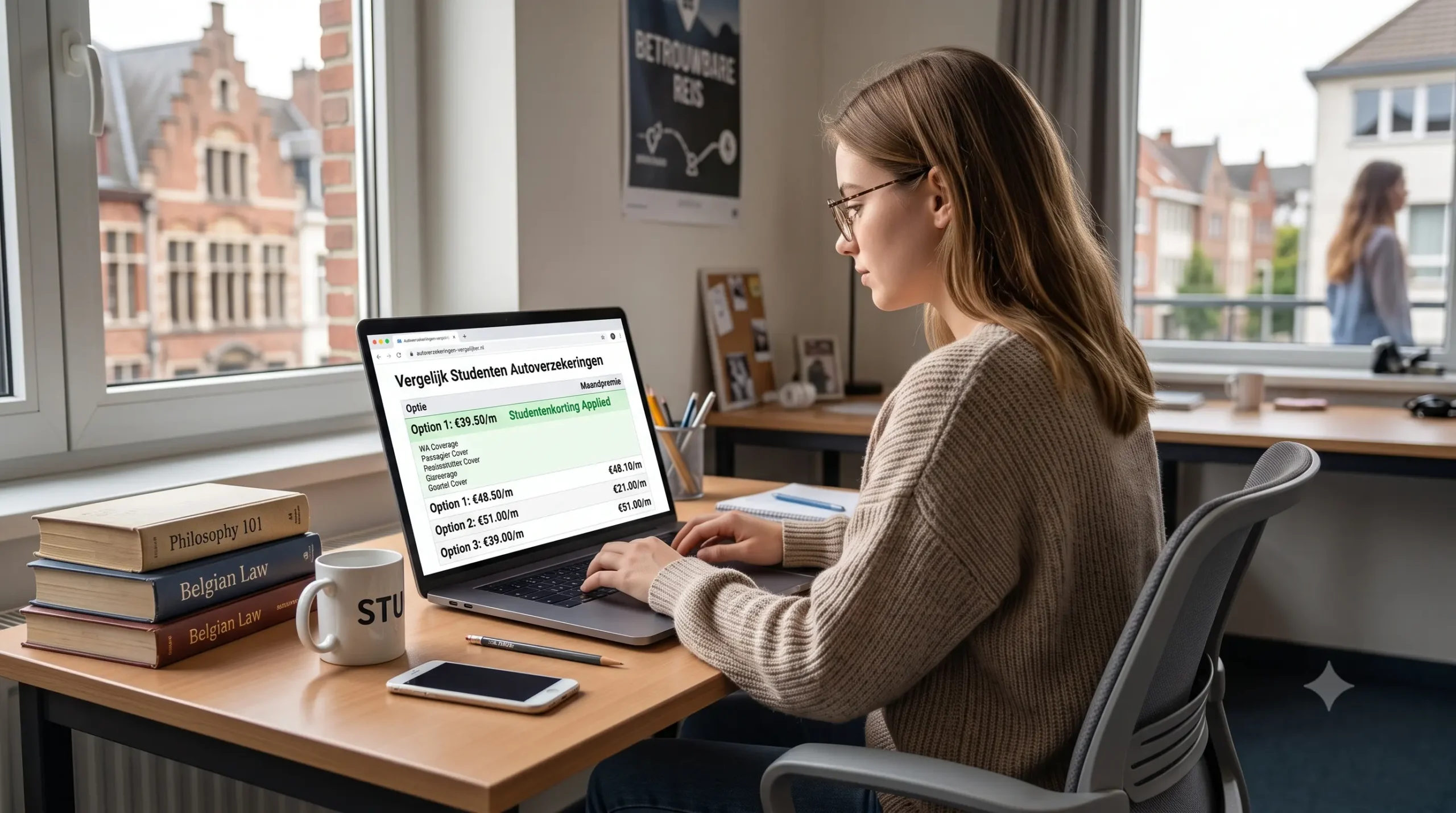 Studenten autoverzekering online vergelijken en premie berekenen 2026